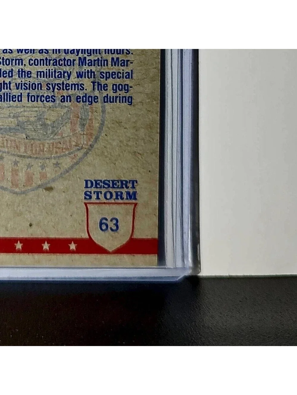 Night Vision Goggles 1991 Topps Desert Storm #63 Card - Picture 10 of 10